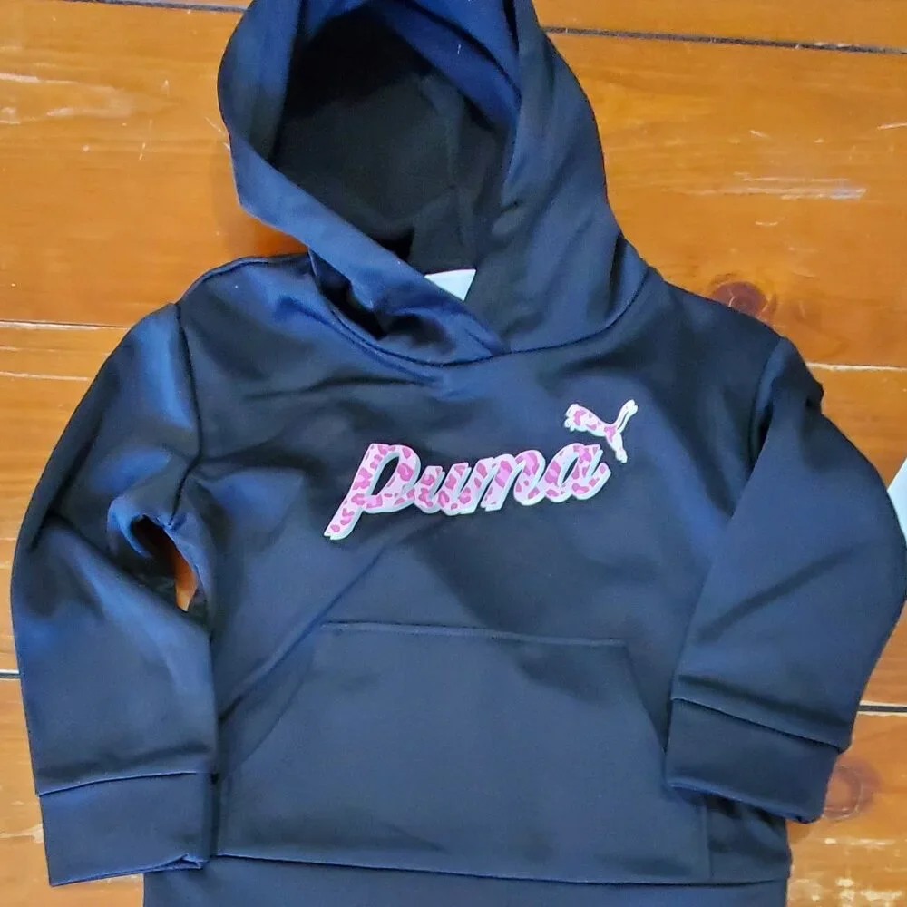 PUMA Kids' 3 Piece Outfit  Girls 2T T-Shirt, Hoodie, Pants  NWT - Picture 9 of 11